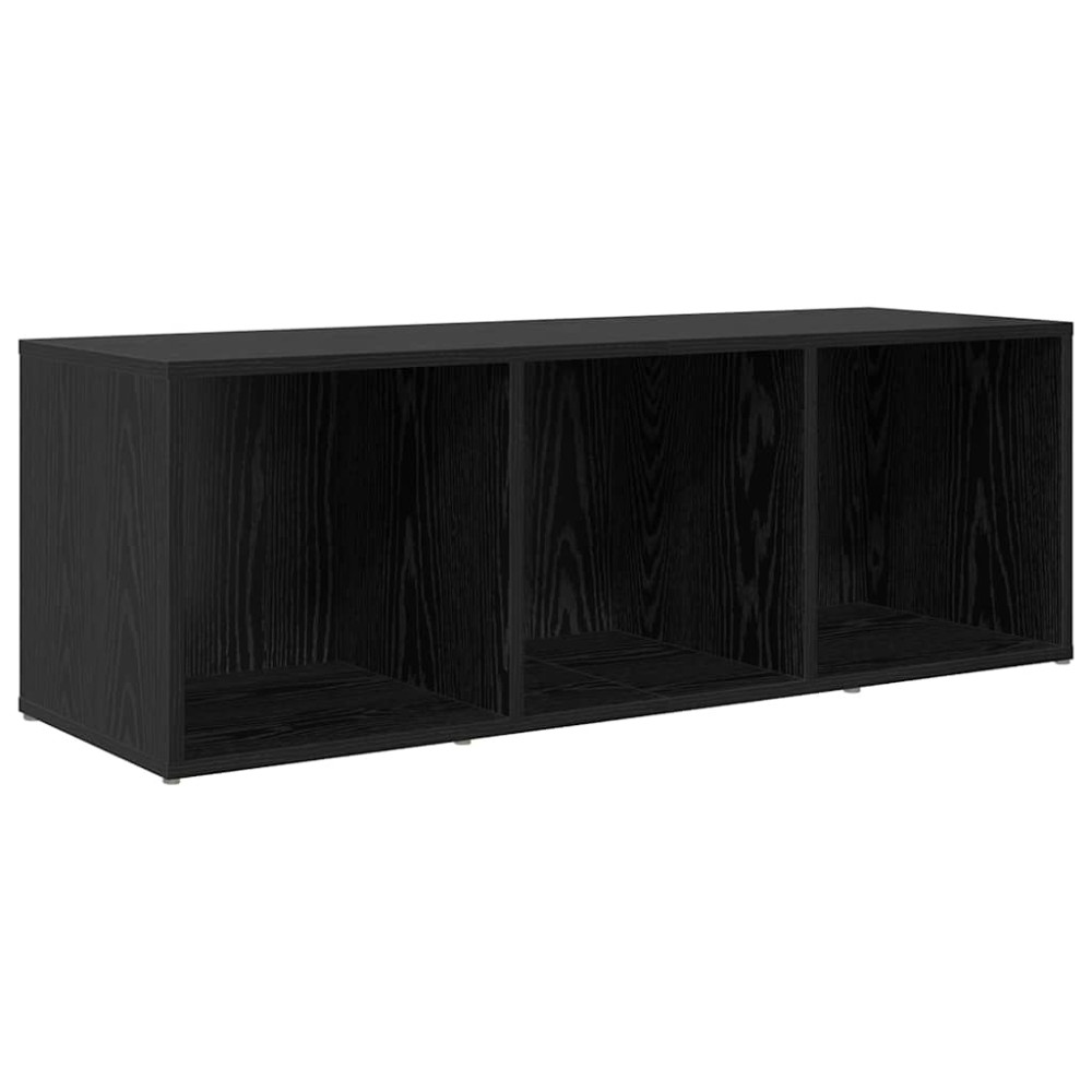 vidaXL Cabinet TV cu depozitare Stejar negru Lemn compozit