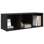 vidaXL Cabinet TV cu depozitare Stejar negru Lemn compozit vidaXL Cabinet TV cu depozitare Stejar negru Lemn compozit