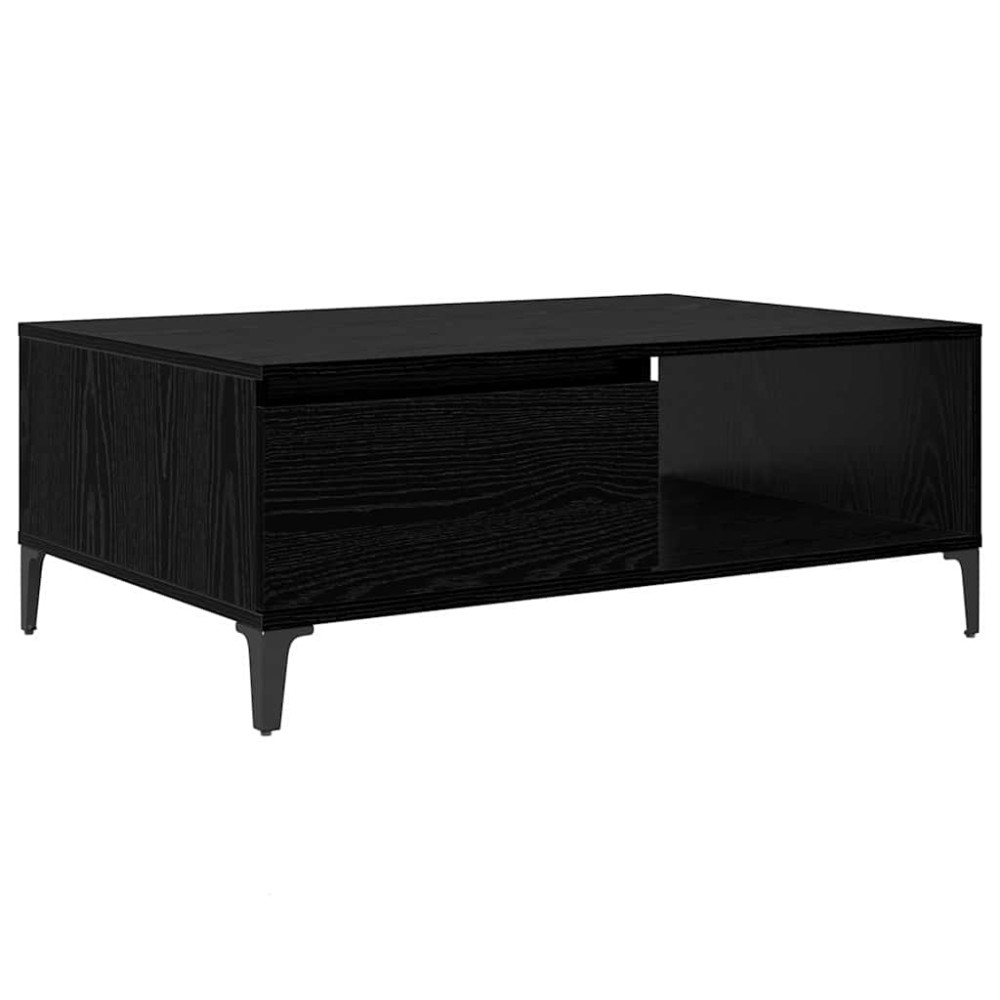 vidaXL Masă de cafea Stejar negru 90 x 60 x 35 cm Lemn compozit