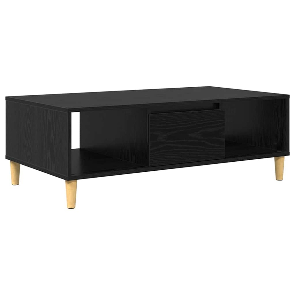 vidaXL cu depozitare cu ușă Stejar negru 103.5 x 60 x 35 cm Lemn compozit