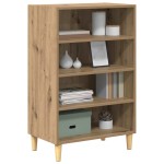 vidaXL Bufet cu raft stejar artizanal 57 x 35 x 90 cm Lemn compozit vidaXL Bufet cu raft stejar artizanal 57 x 35 x 90 cm Lemn compozit