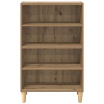 vidaXL Bufet cu raft stejar artizanal 57 x 35 x 90 cm Lemn compozit vidaXL Bufet cu raft stejar artizanal 57 x 35 x 90 cm Lemn compozit