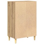 vidaXL Bufet cu raft stejar artizanal 57 x 35 x 90 cm Lemn compozit vidaXL Bufet cu raft stejar artizanal 57 x 35 x 90 cm Lemn compozit