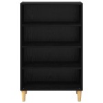 vidaXL Bufet cu raft Stejar negru 57 x 35 x 90 cm Lemn compozit vidaXL Bufet cu raft Stejar negru 57 x 35 x 90 cm Lemn compozit