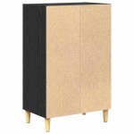 vidaXL Bufet cu raft Stejar negru 57 x 35 x 90 cm Lemn compozit vidaXL Bufet cu raft Stejar negru 57 x 35 x 90 cm Lemn compozit