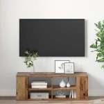 vidaXL Cabinet TV cu raft Pe perete Lemn vechi 102 x 35 x 35 cm Lemn compozit vidaXL Cabinet TV cu raft Pe perete Lemn vechi 102 x 35 x 35 cm Lemn compozit