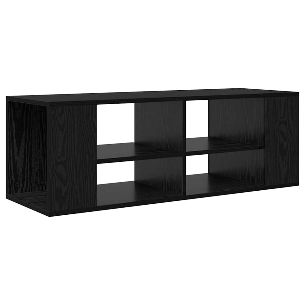 vidaXL Dulap pentru TV Montat pe Perete Stejar negru 102 x 35 x 35 cm