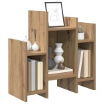 vidaXL Dulap lateral stejar artizanal 60 x 26 x 60 cm Lemn compozit