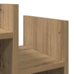 vidaXL Dulap lateral stejar artizanal 60 x 26 x 60 cm Lemn compozit