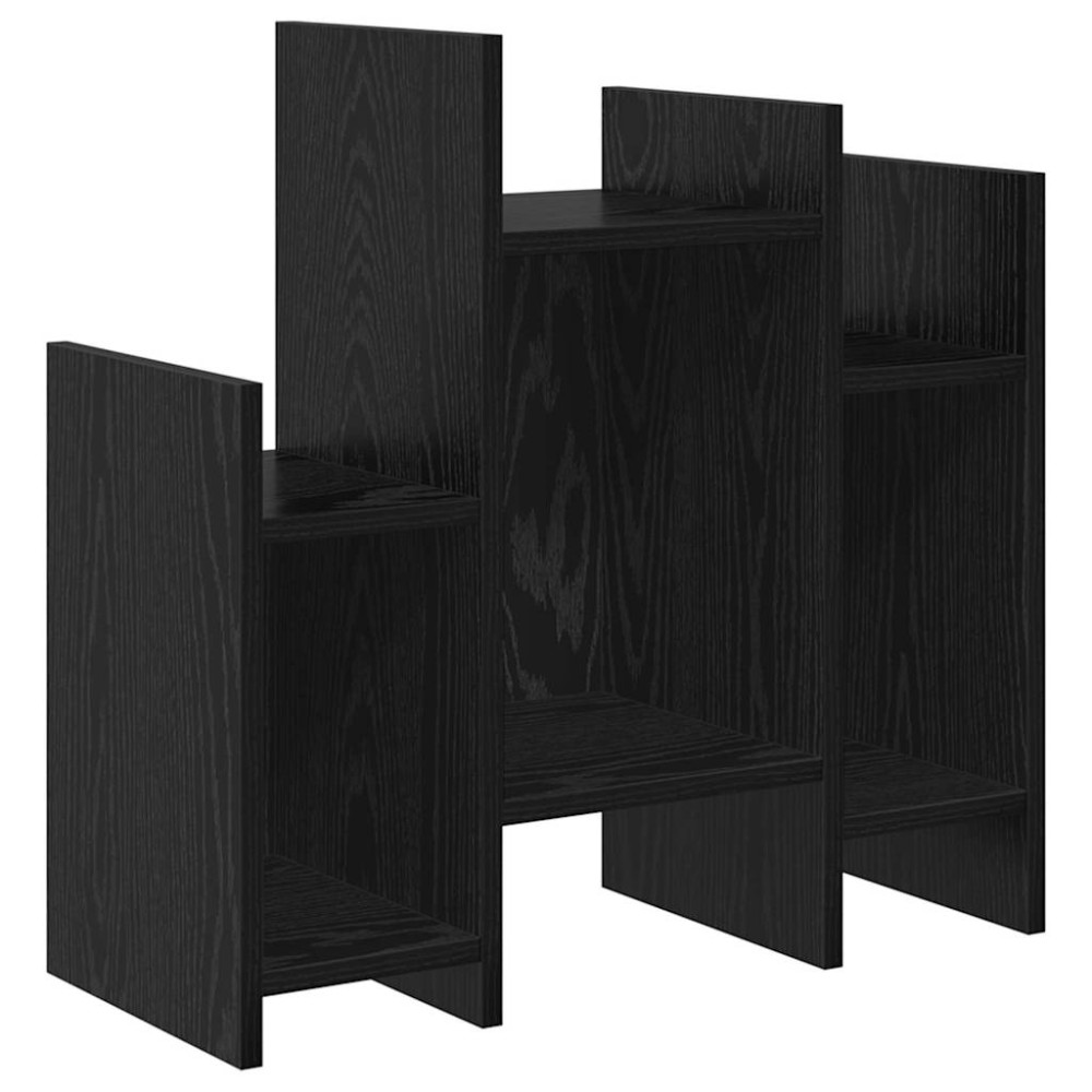 vidaXL Dulap lateral Stejar negru 60 x 26 x 60 cm Lemn compozit