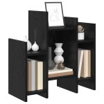 vidaXL Dulap lateral Stejar negru 60 x 26 x 60 cm Lemn compozit