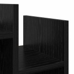 vidaXL Dulap lateral Stejar negru 60 x 26 x 60 cm Lemn compozit