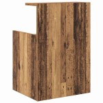vidaXL Dulap de pat Lemn vechi 40 x 35 x 60 cm PAL vidaXL Dulap de pat Lemn vechi 40 x 35 x 60 cm PAL