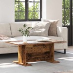 vidaXL Masă de cafea Lemn vechi 103.5 x 60 x 40 cm Lemn compozit vidaXL Masă de cafea Lemn vechi 103.5 x 60 x 40 cm Lemn compozit
