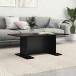 vidaXL Masă de cafea Stejar negru 103.5 x 60 x 40 cm Lemn compozit vidaXL Masă de cafea Stejar negru 103.5 x 60 x 40 cm Lemn compozit