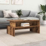 vidaXL Masă de cafea Lemn vechi 90 x 55 x 42.5 cm Lemn compozit vidaXL Masă de cafea Lemn vechi 90 x 55 x 42.5 cm Lemn compozit
