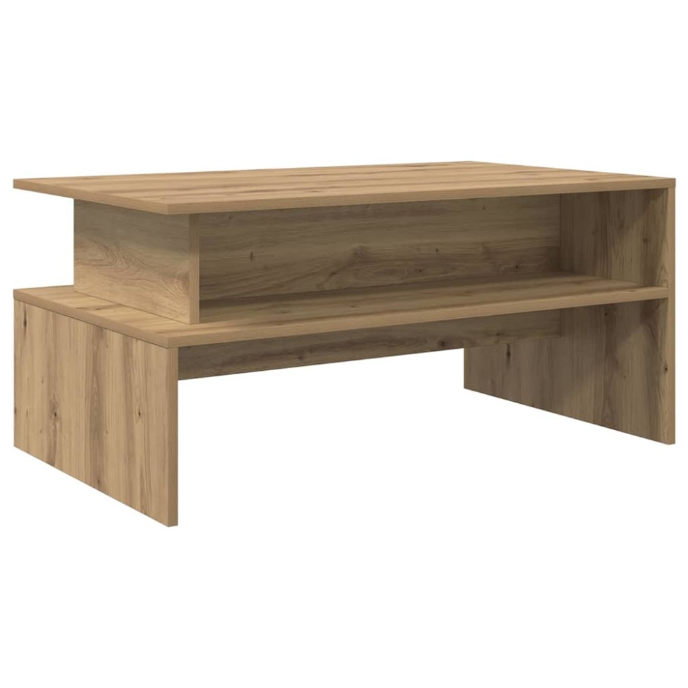vidaXL Masă de cafea stejar artizanal 90 x 55 x 42.5 cm Lemn compozit