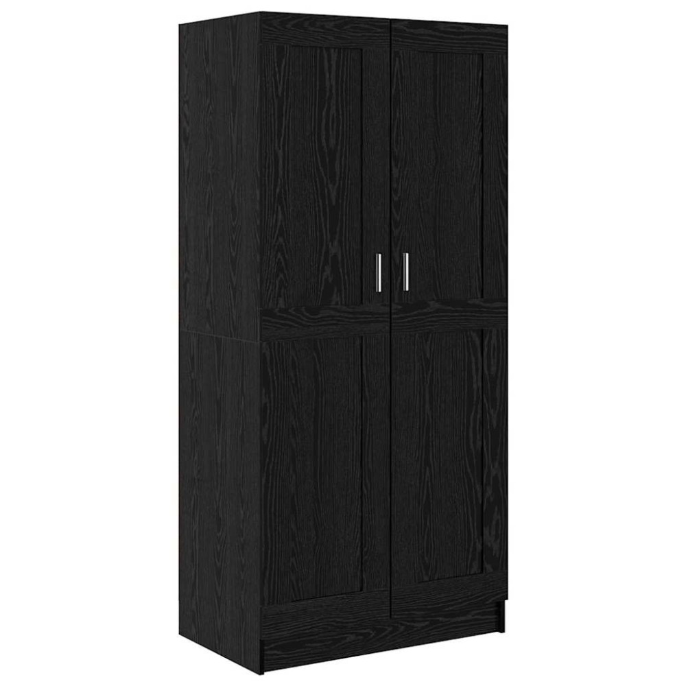 vidaXL Dulap Stejar negru 82.5 x 51.5 x 180 cm Lemn compozit