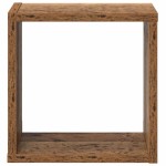 vidaXL Rafturi de perete cu raft 2 pcs Lemn vechi 26 x 15 x 26 cm vidaXL Rafturi de perete cu raft 2 pcs Lemn vechi 26 x 15 x 26 cm