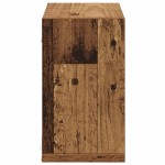 vidaXL Rafturi de perete cu raft 2 pcs Lemn vechi 26 x 15 x 26 cm vidaXL Rafturi de perete cu raft 2 pcs Lemn vechi 26 x 15 x 26 cm