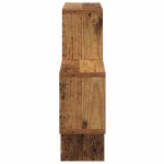 vidaXL Raft de perete cu raft Lemn vechi 82 x 15 x 51 cm Lemn compozit vidaXL Raft de perete cu raft Lemn vechi 82 x 15 x 51 cm Lemn compozit