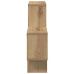 vidaXL Raft de perete stejar artizanal 82 x 15 x 51 cm Lemn compozit vidaXL Raft de perete stejar artizanal 82 x 15 x 51 cm Lemn compozit