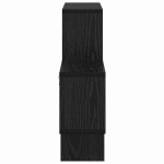 vidaXL Raft de perete Stejar negru 82 x 15 x 51 cm Lemn compozit