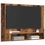 vidaXL Dulap pentru TV pe Perete Lemn vechi 120 x 23.5 x 90 cm
