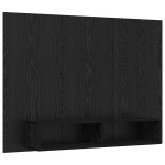 vidaXL Dulap pentru TV pe Perete Stejar negru 120 x 23.5 x 90 cm
