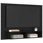 vidaXL Dulap pentru TV pe Perete Stejar negru 120 x 23.5 x 90 cm