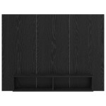 vidaXL Dulap pentru TV pe Perete Stejar negru 120 x 23.5 x 90 cm