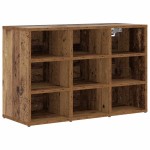 vidaXL Dulap pentru pantofi Lemn vechi 103x30x51 cm Lemn compozit vidaXL Dulap pentru pantofi Lemn vechi 103x30x51 cm Lemn compozit