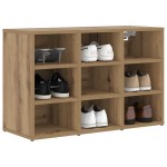 vidaXL Dulap pentru pantofi cu raft stejar artizanal 103x30x51 cm vidaXL Dulap pentru pantofi cu raft stejar artizanal 103x30x51 cm