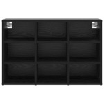 vidaXL Dulap pentru pantofi Stejar negru 103x30x51 cm Lemn compozit vidaXL Dulap pentru pantofi Stejar negru 103x30x51 cm Lemn compozit