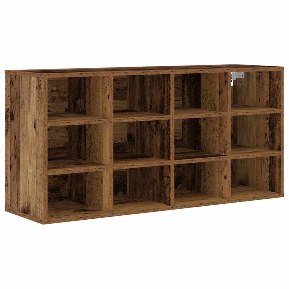 vidaXL Dulap pentru pantofi Lemn vechi 103x30x51 cm Lemn compozit
