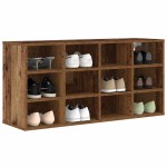 vidaXL Dulap pentru pantofi Lemn vechi 103x30x51 cm Lemn compozit vidaXL Dulap pentru pantofi Lemn vechi 103x30x51 cm Lemn compozit