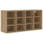 vidaXL Dulap pentru pantofi cu raft stejar artizanal 103x30x51 cm vidaXL Dulap pentru pantofi cu raft stejar artizanal 103x30x51 cm