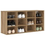 vidaXL Dulap pentru pantofi cu raft stejar artizanal 103x30x51 cm vidaXL Dulap pentru pantofi cu raft stejar artizanal 103x30x51 cm