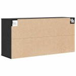 vidaXL Dulap pentru pantofi Stejar negru 103x30x51 cm Lemn compozit vidaXL Dulap pentru pantofi Stejar negru 103x30x51 cm Lemn compozit