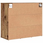 vidaXL Dulap pentru pantofi Lemn vechi 103x30x51 cm Lemn compozit vidaXL Dulap pentru pantofi Lemn vechi 103x30x51 cm Lemn compozit