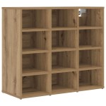 vidaXL Dulap pentru pantofi cu raft stejar artizanal 103x30x51 cm vidaXL Dulap pentru pantofi cu raft stejar artizanal 103x30x51 cm