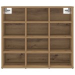 vidaXL Dulap pentru pantofi cu raft stejar artizanal 103x30x51 cm vidaXL Dulap pentru pantofi cu raft stejar artizanal 103x30x51 cm