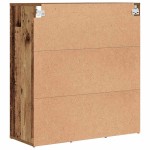 vidaXL Dulap pentru pantofi Lemn vechi 103x30x51 cm Lemn compozit