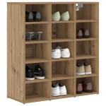 vidaXL Dulap pentru pantofi cu raft stejar artizanal 103x30x51 cm vidaXL Dulap pentru pantofi cu raft stejar artizanal 103x30x51 cm