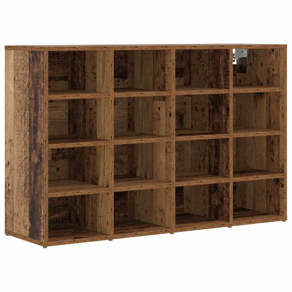vidaXL Dulap pentru pantofi Lemn vechi 103x30x51 cm Lemn compozit