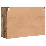 vidaXL Dulap pentru pantofi Lemn vechi 103x30x51 cm Lemn compozit vidaXL Dulap pentru pantofi Lemn vechi 103x30x51 cm Lemn compozit