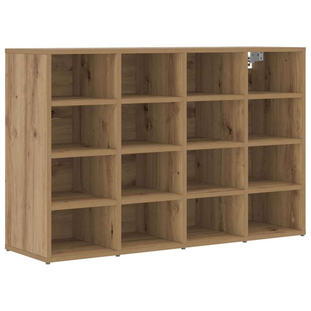 vidaXL Dulap pentru pantofi cu raft stejar artizanal 103x30x51 cm
