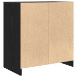 vidaXL Bufet Negru 70 x 41 x 75 cm Lemn compozit