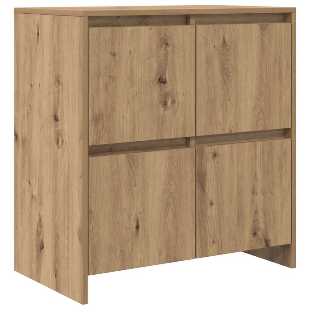 vidaXL Bufet cu ușă stejar artizanal 70 x 41 x 75 cm Lemn compozit