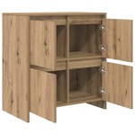 vidaXL Bufet cu ușă stejar artizanal 70 x 41 x 75 cm Lemn compozit vidaXL Bufet cu ușă stejar artizanal 70 x 41 x 75 cm Lemn compozit